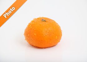 水滴の付いたミカンの写真・フォト フリー素材